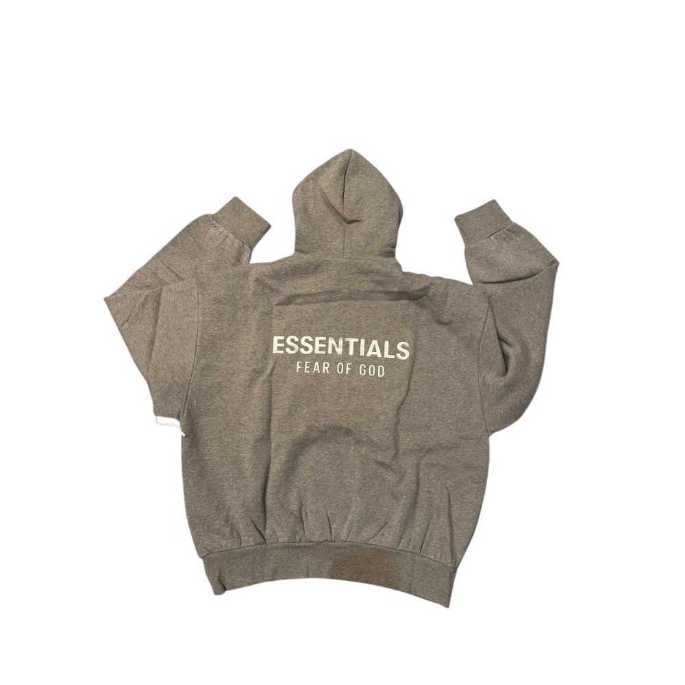 Fear of God ESSENTIALS Homestead Heather Classic Fleece Hoodie Size L - Picture 5 of 8